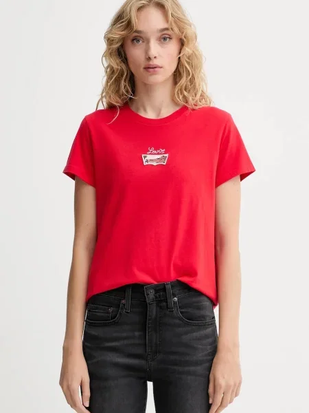 Тениска Levi's дамска червено