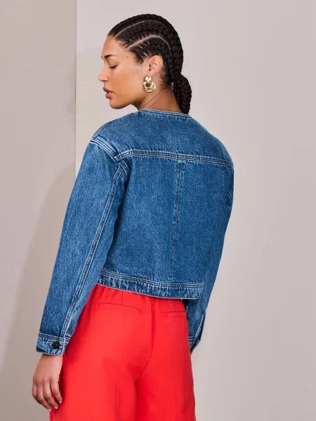Next Geacă de primăvară-toamnă denim albastru