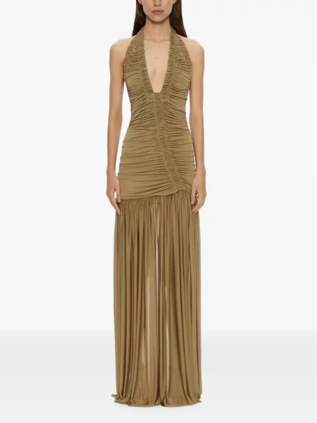 Rochie maxi Christopher Esber cu volane