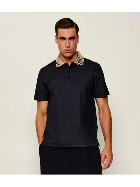 Tricou polo Burberry clasic negru