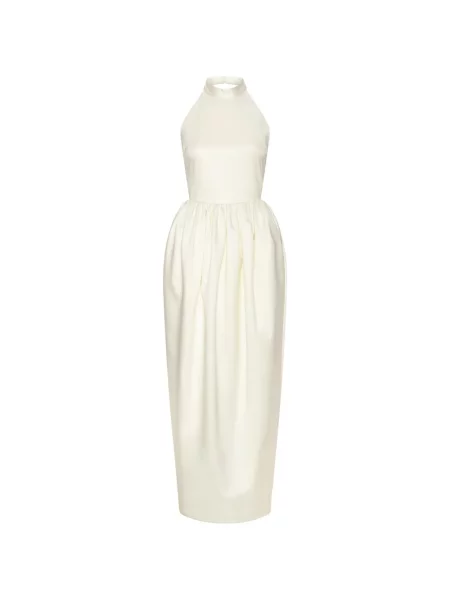 Rochie maxi Rotate Birger Christensen din satin cu gât halter de costum