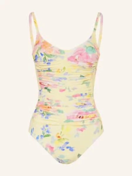 Maryan Mehlhorn Kostium Kąpielowy Z Fiszbinami Floressence gelb zielony