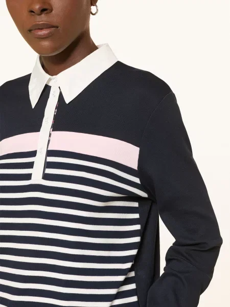 Marc Cain Jerseyové Polo Tričko navy bílé
