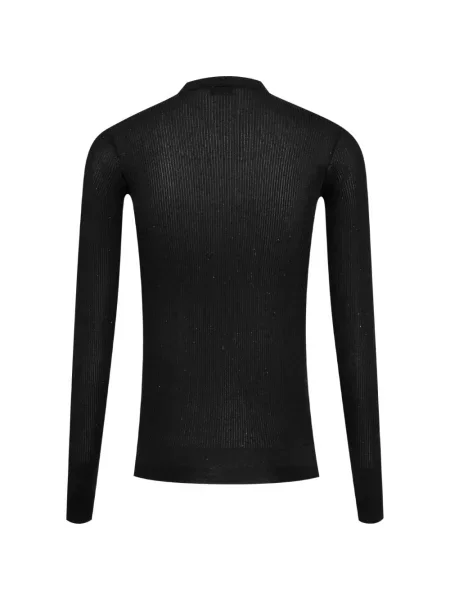 Pulover Tom Ford cu paiete tricotate negru