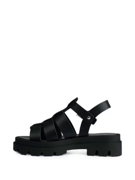 Sandale Altercore cu cataramă negru