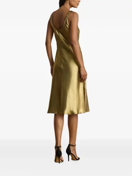 Rochie midi Lauren Ralph Lauren din șifon