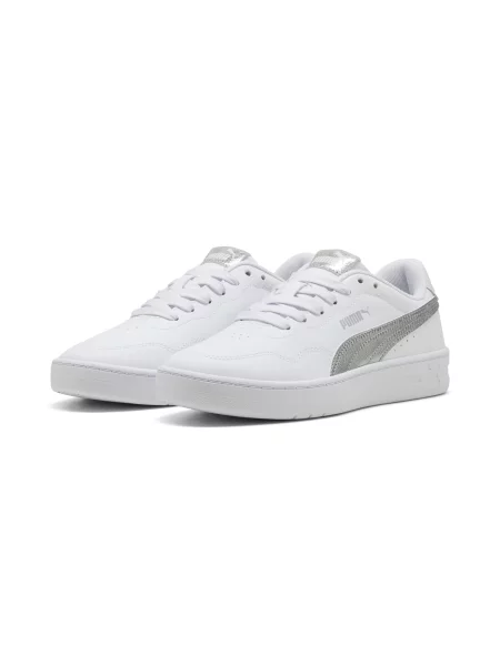 PUMA sneakersy Court Lally Metaliczny Whisper Akcesoria biały