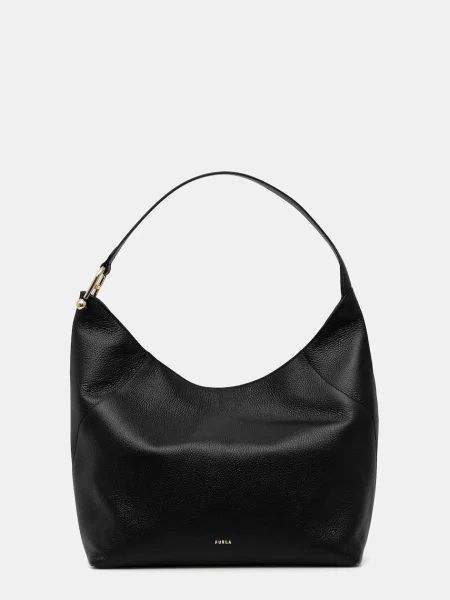Geantă shopper Furla din piele negru