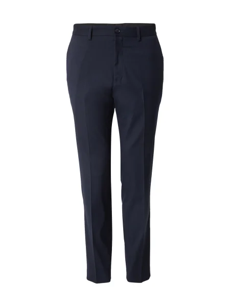 S.Oliver BLACK LABEL Pantaloni cu dungă bleumarin negru