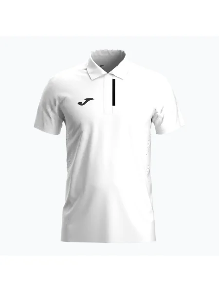 Tricou de tenis pentru bărbați Joma Challenge Polo white alb