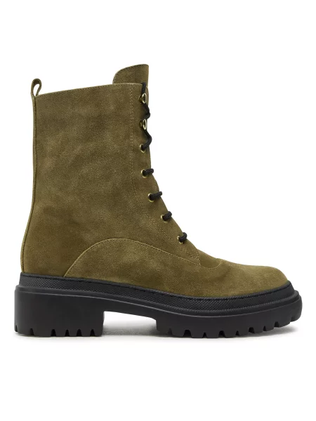 Треккинговые ботинки Pollini зеленые