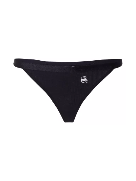 Karl Lagerfeld Tanga Ikon negru alb