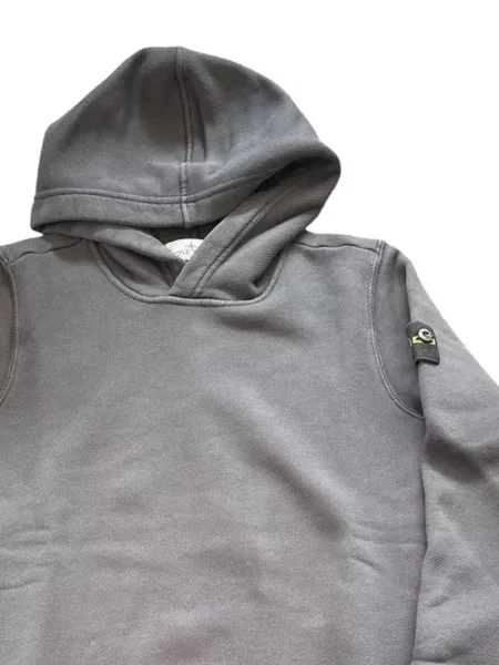 Bluza z kapturem dziecięca Stone Island niebieska