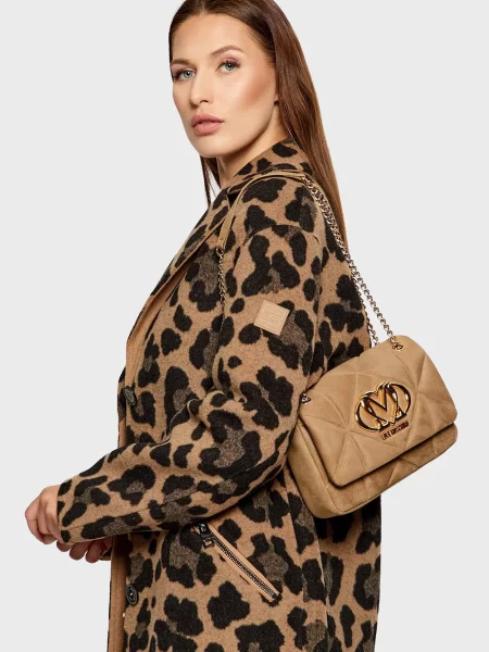 Сумка Love Moschino бежевая