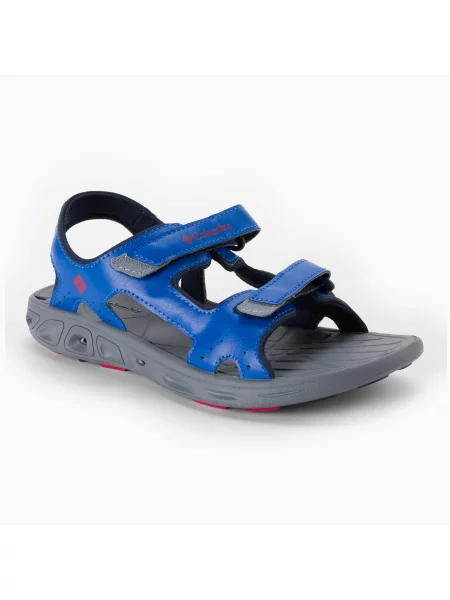 Sandały dziecięce Columbia Techsun Vent X stormy blue/mountain red niebieskie