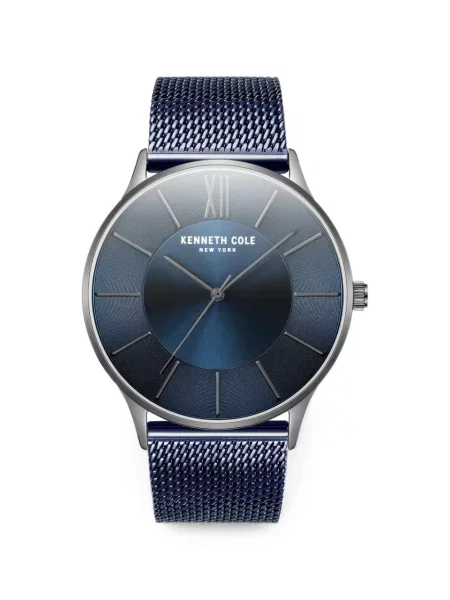 Ceas Kenneth Cole plasă cu bretele albastru