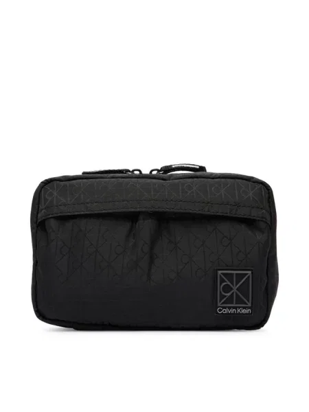 Calvin Klein Kosmetyczka Emblem Aop Washbag czarny