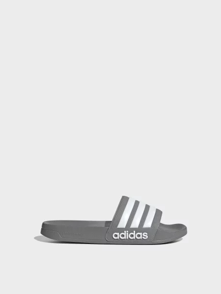 Шлепанцы Adidas серые