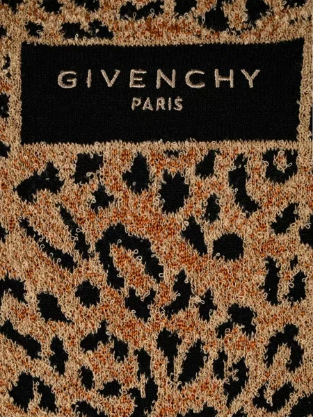Rochie mini Givenchy cu imagine cu model leopard