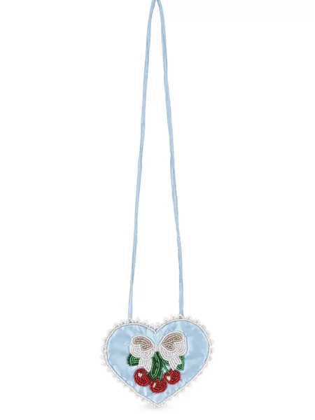 Konges Sløjd сумка крос-боді дитяча BEADED HEART MINI PURSE