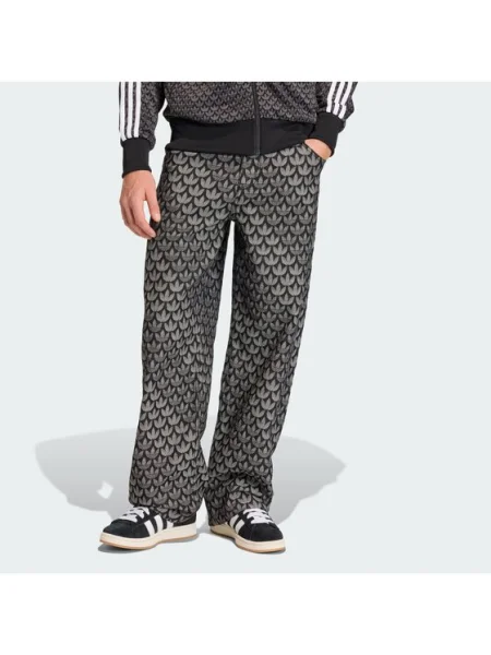 Pantaloni adidas Monogram Pant Black 34 gri