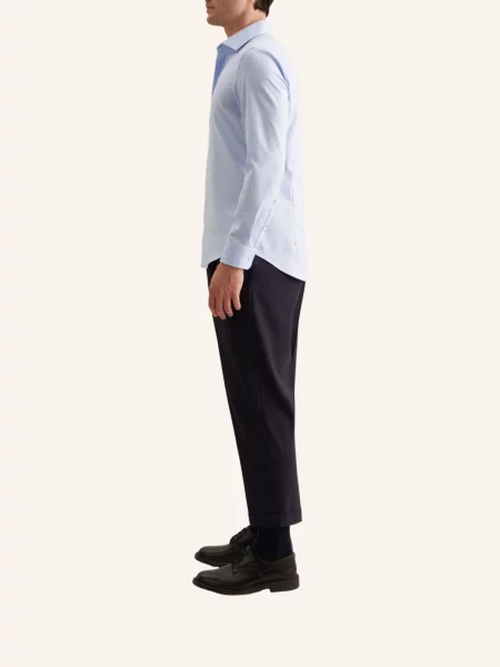 Seidensticker Koszula Biznesowa O Kroju Slim Fit blau niebieska