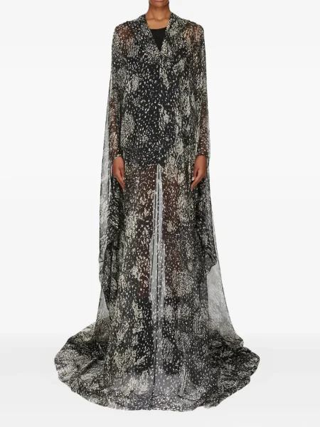 Maksi sukienka maxi Rick Owens garniturowa czarna