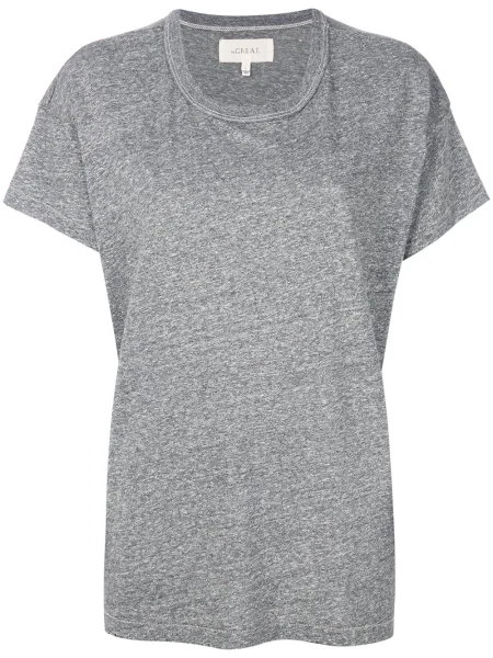 Koszulka The Great. klasyczna szara