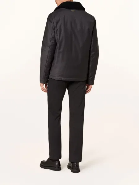 Paul Chinosy Slim Fit schwarz czarne