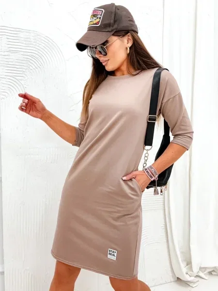Rochie mini Resti de costum maro