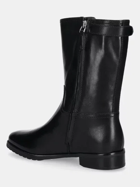 Кожаные ботинки Lauren Ralph Lauren черные
