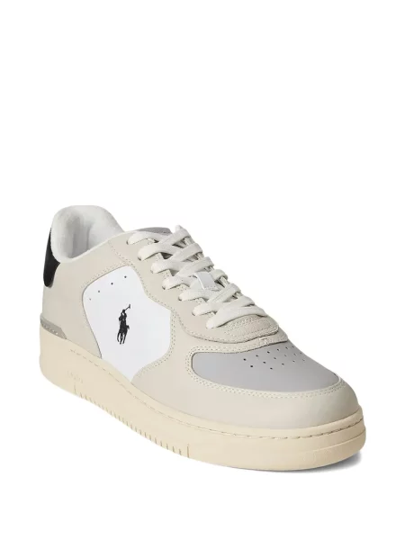 Portofel Polo Ralph Lauren cu autograf din piele cu gât halter roz