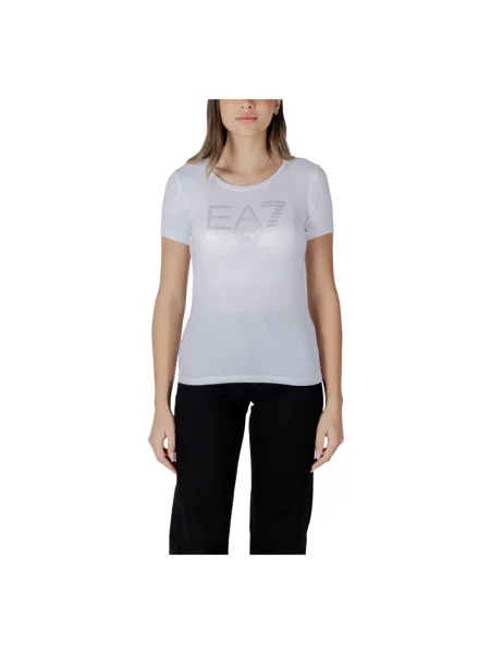 T-shirt Emporio Armani Train Logo Series W Tee Ss Rn White XS biała