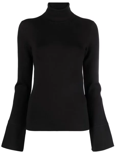 Top Joseph de mătase negru