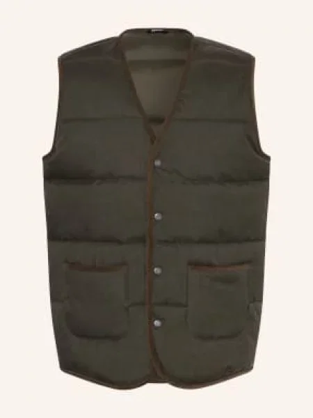 Barbour Prošívaná Vesta Easthill tmavě / tmavě hnědá zelená