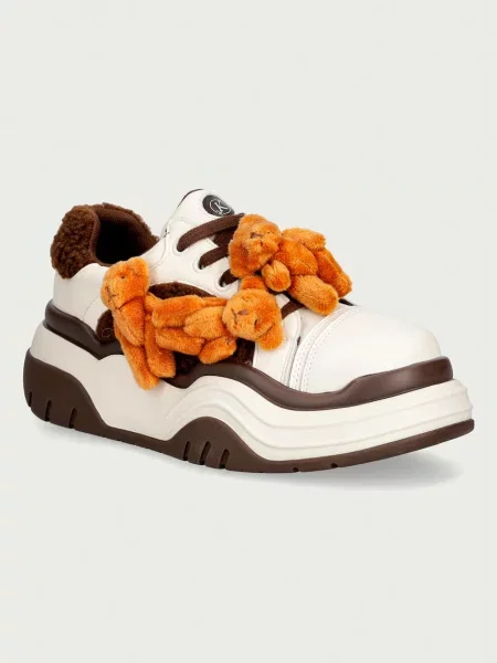 Koi Footwear Brown Poco The Teddy sneakers pentru femei maro