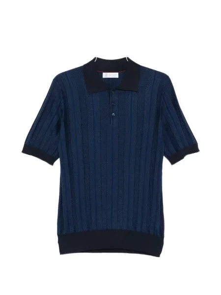 Polo Brunello Cucinelli albastru