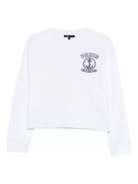 Hanorac Maje cu broderie alb