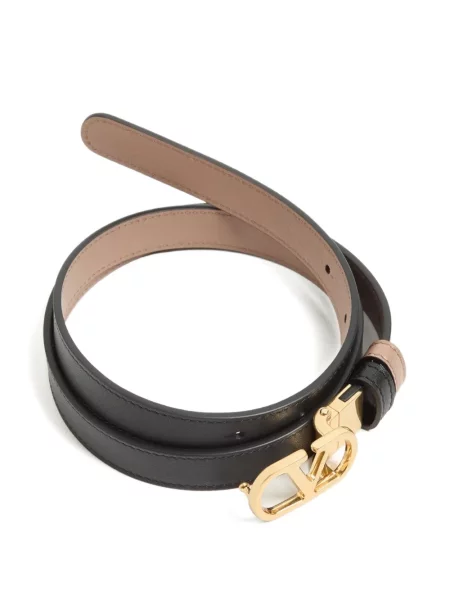 Cu centură reversibil curea Valentino Garavani negru