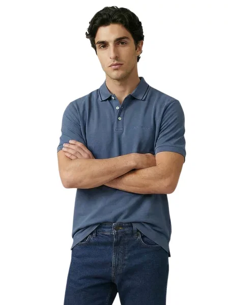 Риза Armani синьо