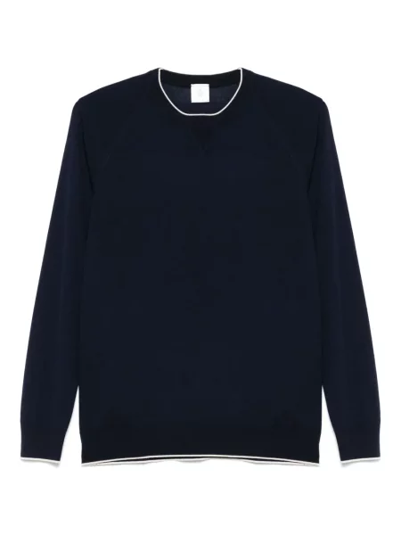 Вълнена риза Eleventy синьо