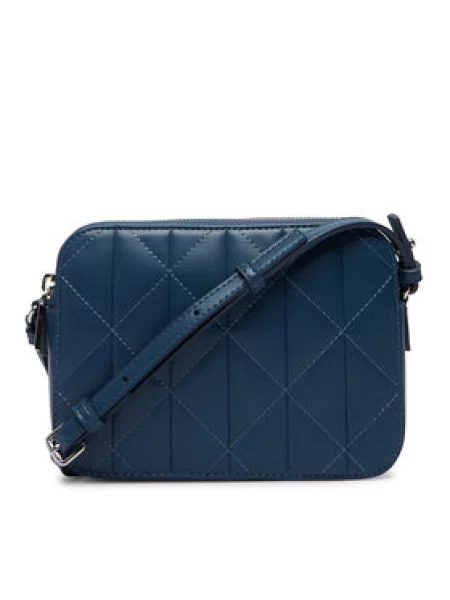 Calvin Klein crossbody torbica iz umetnega usnja modra