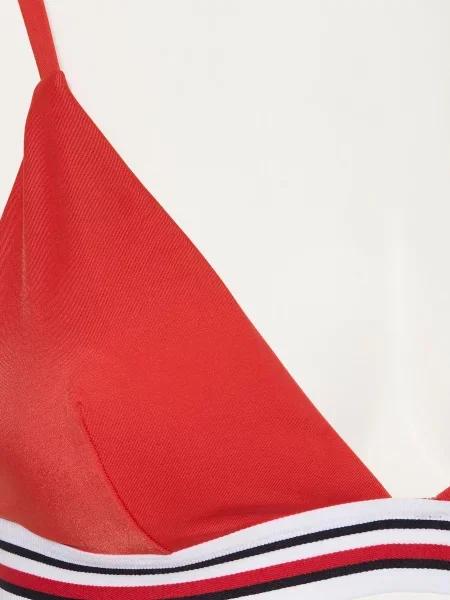 Tommy Hilfiger Trójkątny Stanik Bikini rot biały