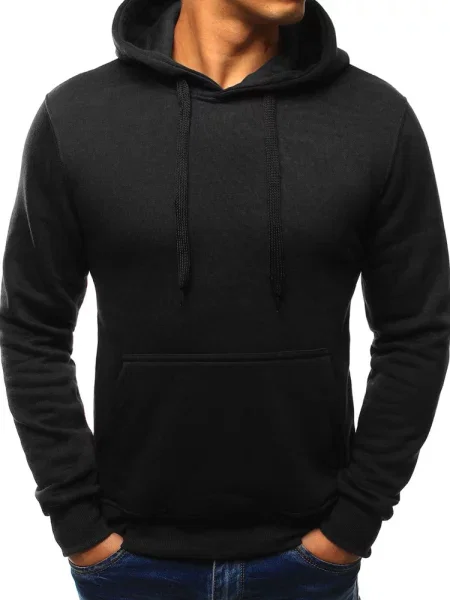 Суичър с качулка Dstreet черно