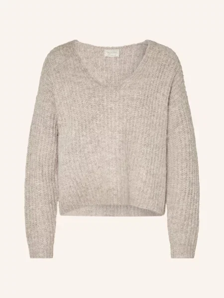 Herrlicher Sweter Lini beige beżowy