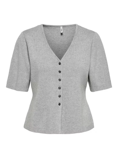 ONLY Geacă tricotată ONLLucy amestecat gri