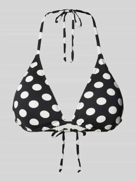 Góra od bikini ze sznurowaniem model KIRA' Neo Noir czarne