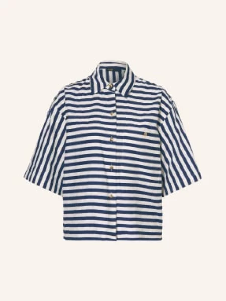 Maje Koszula blau biała