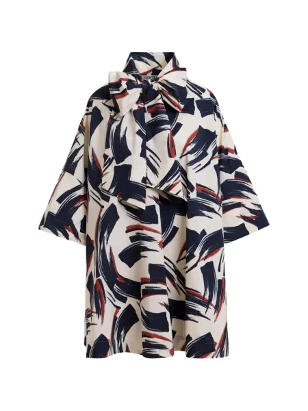 Grafic rochie Essentiel Antwerp cu imagine de costum negru