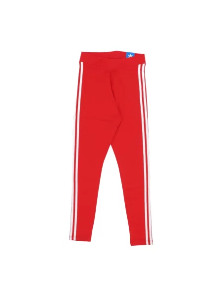Spodnie Adidas w paski czerwone